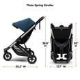 thumbnail image 3 of Thule Spring Stroller - Compact Baby Stroller Perfect for Everyday Use - Features 5-Point Harness, Lightweight and Compact Design, Vented Canopy with See-Through Mesh, Padded Reclining Seat, 3 of 3