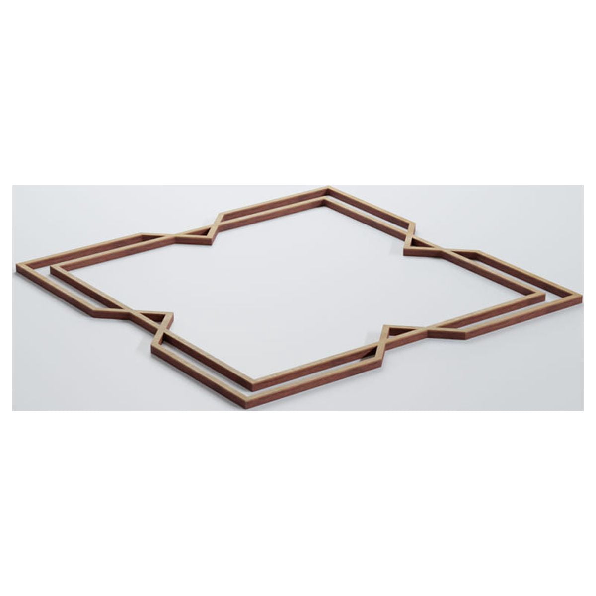 Ekena Millwork 11 3/8"W x 11 3/8"H x 1/4"T Small Fleming Decorative Fretwork Wood Wall Panels, Hickory