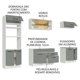 thumbnail image 3 of Cocina Integral Completa Modular Madesa Agata 270cm BG, 3 of 4