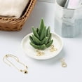 thumbnail image 6 of Aloe-Ring-Holder Jewelry-Tray Ceramic Cactus-Ring-Dish Trinket Tray for Best Friends Gifts Women Her Mom Sister Coworker Christmas-Gifts, 6 of 7