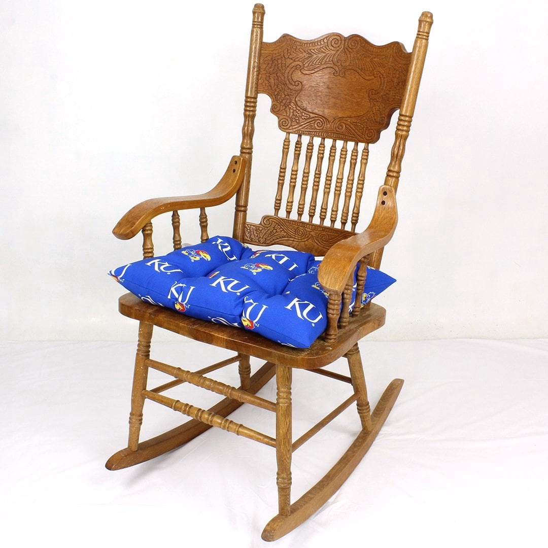 Kansas Jayhawks Rocker Pad - Chair Cushion