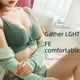 thumbnail image 2 of Conjunto de sujetador push-up de encaje sexy para mujer, accesorio de otoño e invierno, ropa interior sin tirantes con parte superior ajustable, 2 of 6