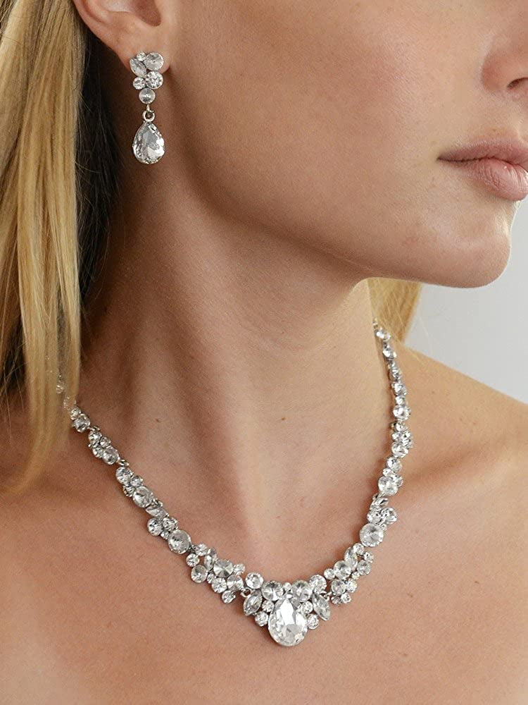 Bride Necklace and Earrings Set 