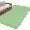 thumbnail image 2 of Light Green Area Rugs 4x6 for Living Room, Farmhouse Solid Green Color Modern Art Non Slip Washable Rug Runner, Low Pile Indoor Floor Carpet Mat Bathroom Rugs for Bedroom, Kids Room, 2 of 9
