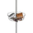 thumbnail image 4 of Whitmor 6 Tier Floor-To-Ceiling Shoe Spinner - Adjustable with Basket, 4 of 5