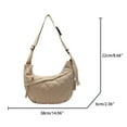thumbnail image 3 of gcong Stylish Winter Quilted Messenger Bag Casual Tote With Puffy Padding For Daily Crossbody Shoulder Purse, 3 of 3
