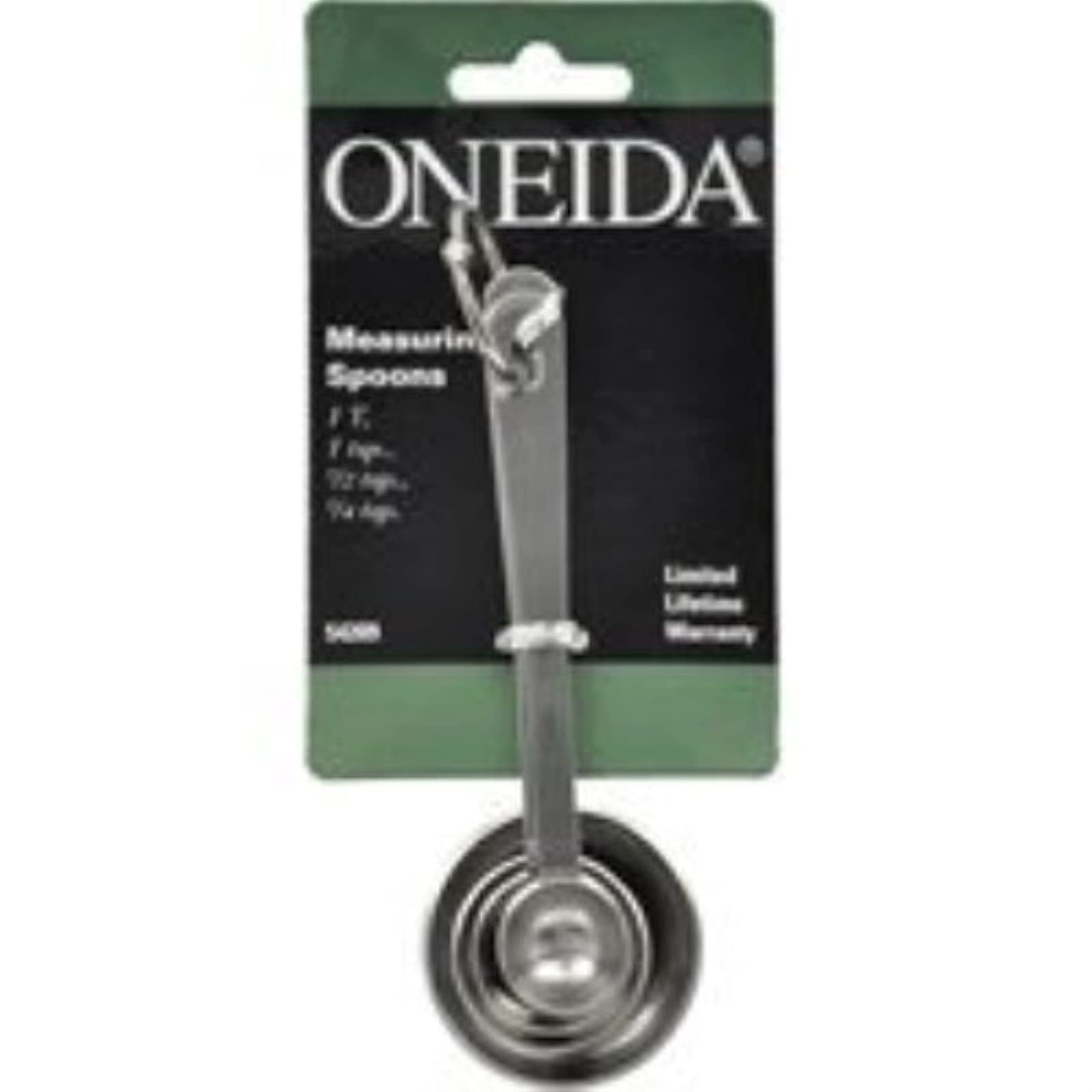 Oneida 54209 Measuring Spoon Set Stainless Steel - 4 Pieces - Walmart Oneida Stainless Steel Measuring Spoons