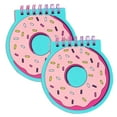 thumbnail image 1 of SURJDE Mini Spiral Notebook 2PCS Wirebound Notebooks Small Memo Pad Cute Donut Mini Pocket Notebook Flexible Binding Rings Mini Notepads PVC Cover Steno Pads B, 1 of 7