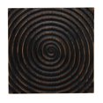thumbnail image 5 of DecMode 16" x 19" Black Wood Intricately Carved Accent Table, 1-Piece, 5 of 11
