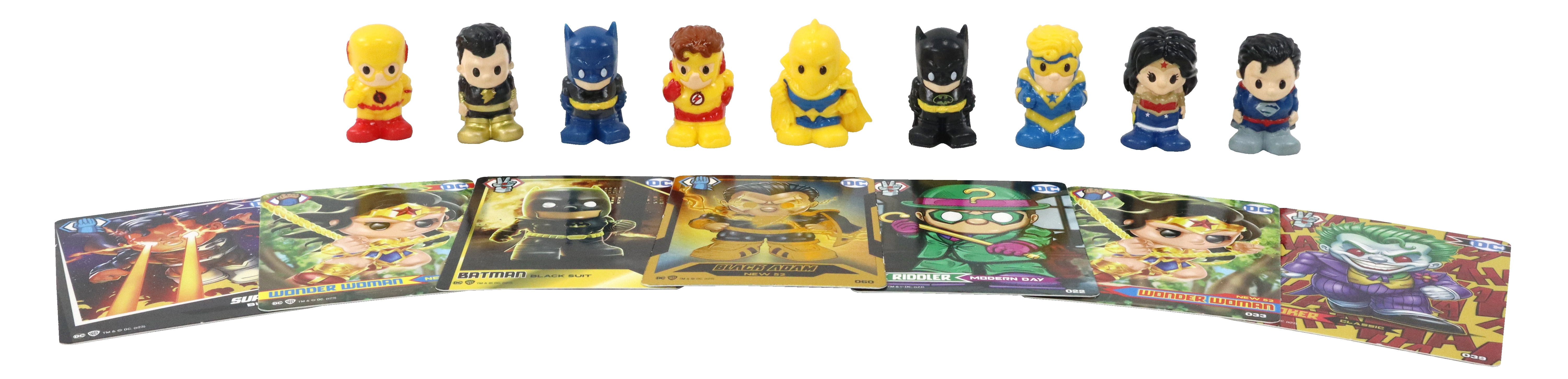 (2 pack) DC Ooshies Collector Cards, 10 Collector Cards, 1 DC Ooshies, for Child Ages 5+
