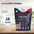 thumbnail image 4 of Foot Cure Muscle Recovery Foot Soak with Epsom Salts - Refreshing Blend for Muscle Relaxation & Foot Care, Soothes Tired Feets, Invigorating Scent, Spa Pedicure 16oz, 4 of 10