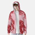 thumbnail image 2 of Vsdgher Sweat à Capuche Rayé pour Adultes, Protection Solaire, Manches Longues, Pêche, Course, Natation - Très Grand, 2 of 7