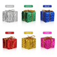 thumbnail image 3 of Caja de regalo de Navidad para decoración de árbol de Navidad, suministros para fiestas, 3 tamaños a elegir, artesanía de decoración para el hogar, Año Nuevo, 12 piezas, 24 piezas, 3 of 4