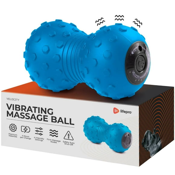 Bola de Masaje Vibratoria LifePro 4 Velocidades Diferenciador para Recuperación y Movilidad
