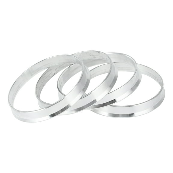 Unique Bargains Hub Centric Rings, 64.1mm ID to 67.1mm OD Vehicle Wheel Hubrings Aluminum Alloy, 4 Pcs