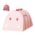 thumbnail image 2 of Los niños juegan la carpa con la ventana del césped, el regalo del césped, la carpa de juego al aire libre con bolsas de transporte para el juego de Pink 132x102x82cm, 2 of 10