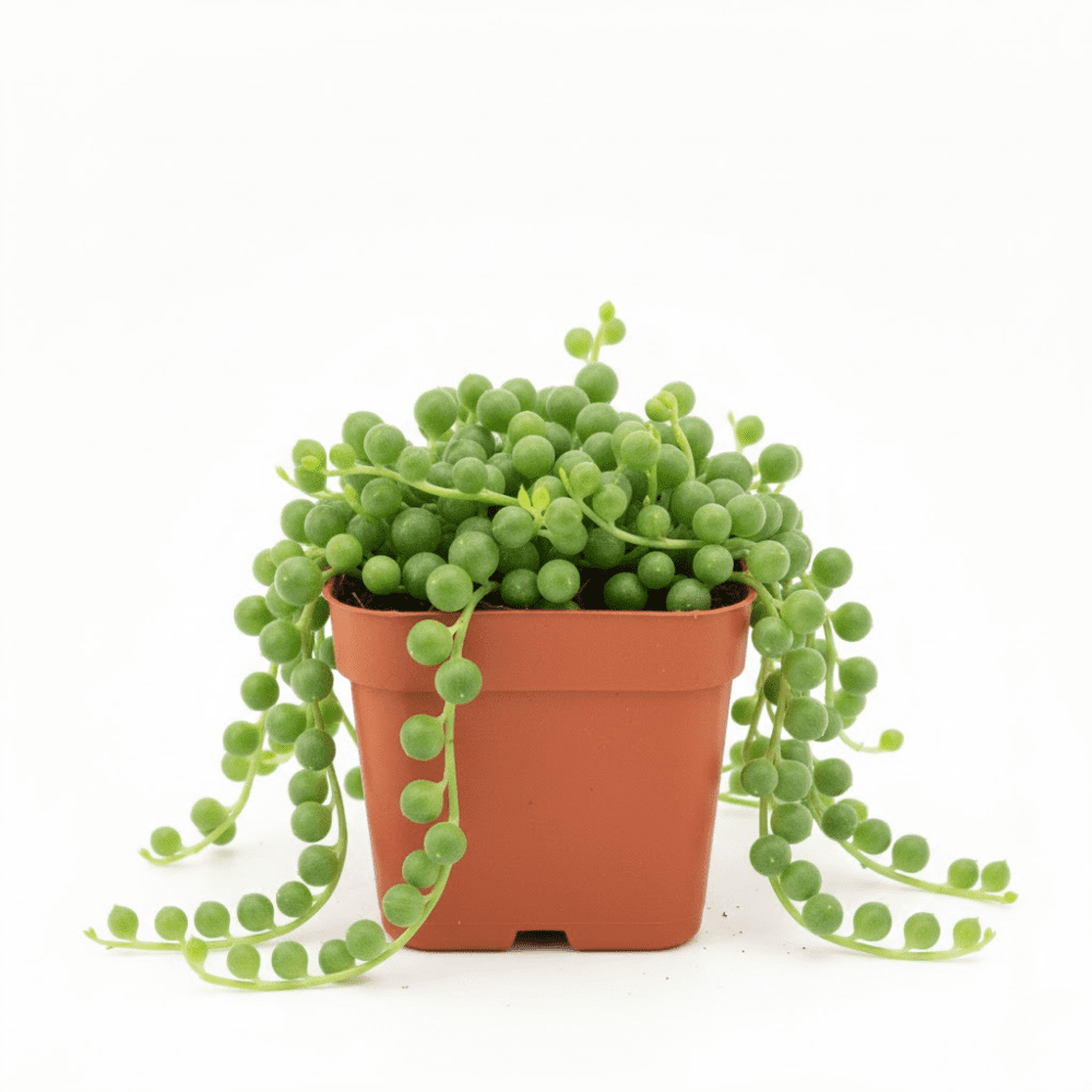 String of Pearl Plant, Live Succulent Houseplant, 4 Inches Pot, String of Pearls Live Plant for Indoor Growing