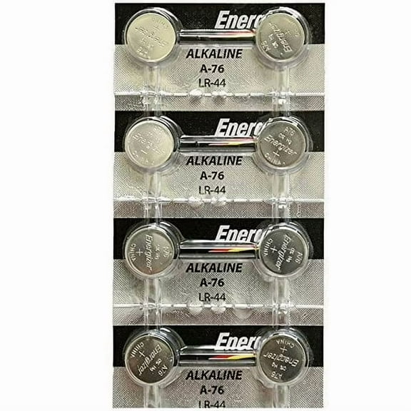 Energizer LR44 1.5V Button Cell Battery x 8 Batteries (Replaces: LR44, CR44, SR4…