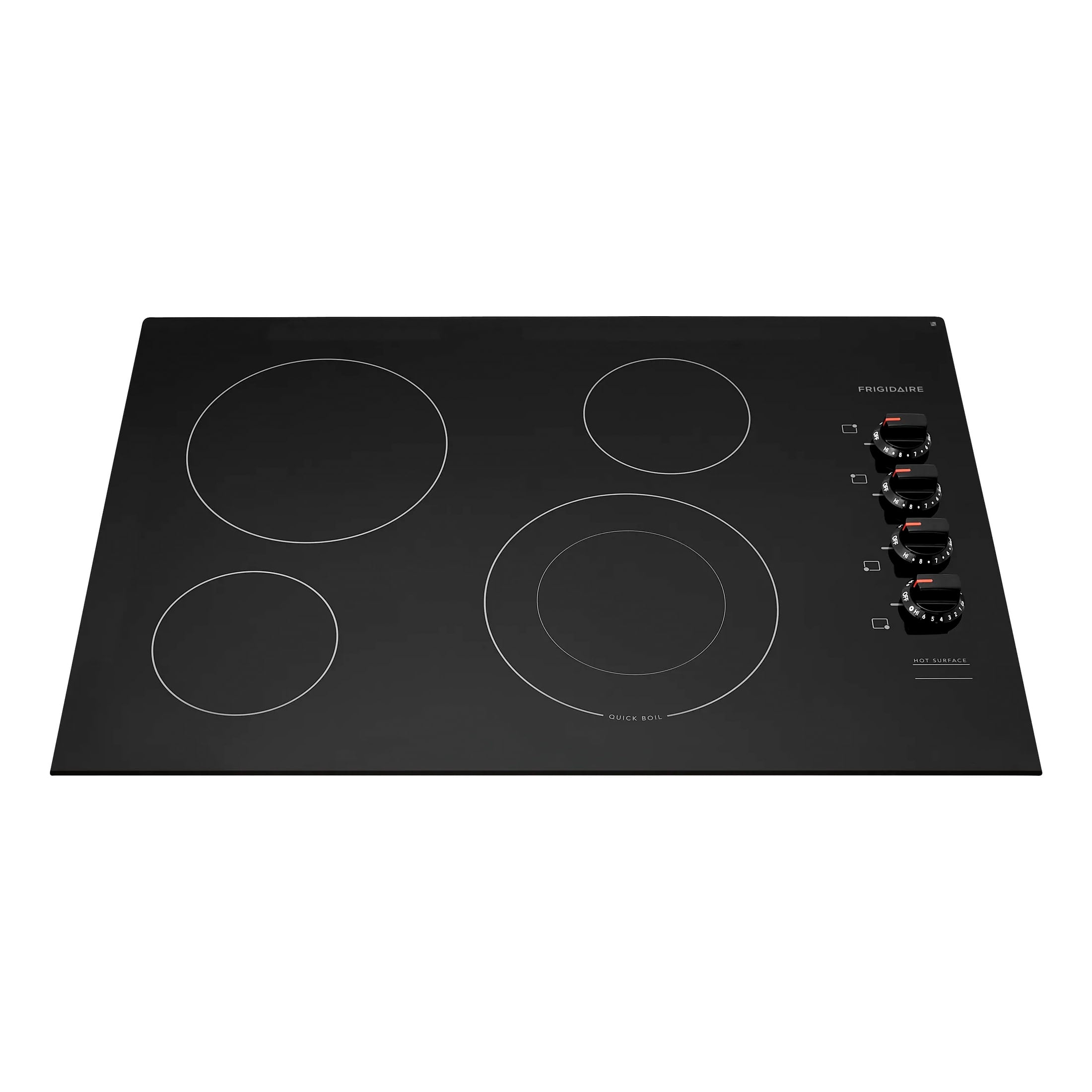Frigidaire FFEC3025UB 30-Inch Electric Cooktop with Quick Boil, Ceramic Finish