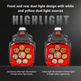 thumbnail image 4 of Dopebox Outdoor Patio Must Haves 2024 Rechargeable Strong Light Portable Lamp Household Outdoor Red Light Multi-function High-power Led Emergency Searchlight, Outdoor Yard Decorations (Orange), 4 of 8