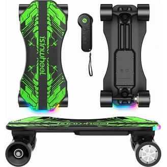 Razor RipStik Rush Electric Caster Board Skateboard - Black, up to