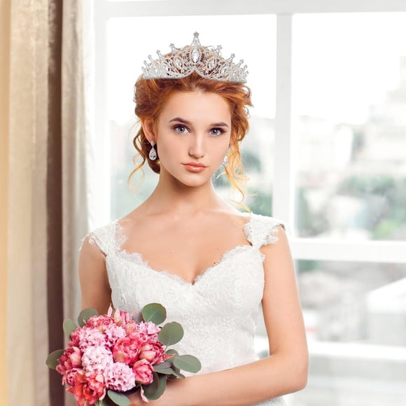Xingzhi Comfortable Hairbands For Wear For Wedding Hairstyles Bright And Stylish Tiaras Crowns Headband H178  silver