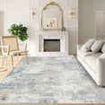thumbnail image 4 of BERTHMEER Abstract Area Rug 3'x5' Modern Entryway Bedroom Rug,Machine Washable Non-Slip Indoor Rug for Living Room,Blue Multi, 4 of 7