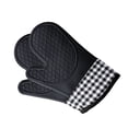thumbnail image 2 of Bearachild 1 guante resistente al calor, guantes de cocina antideslizantes para horno microondas, guantes antiescaldado para cocinar, guantes de alta Herramientas y accesorios para hornear Negro Bearachild HA067775-02, 2 of 6