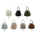 thumbnail image 4 of keepw Bucket Bag With Built-in Large Capacity In Stylish Waterproof Polyester Crossbody Bag Shoulder Bag white, 4 of 6