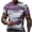 Purple, variant on Men's Breathable and loose-fitting Short Sleeve Round Neck Regular Fit T-Shirt - Casual Trendy Daily Wear Cool Guy Tops M-5XL