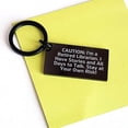 thumbnail image 3 of Librarian Gift Caution: I'm A Retired Librarian. I Have Stories And All Days To Talk. Stay At Your Own Risk! Keychain Birthday, 3 of 3