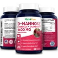 thumbnail image 6 of NusaPure D-Mannose Complex 1400 mg ( with Hibiscus and Cranberry) - 180 Veggie Caps., 6 of 7