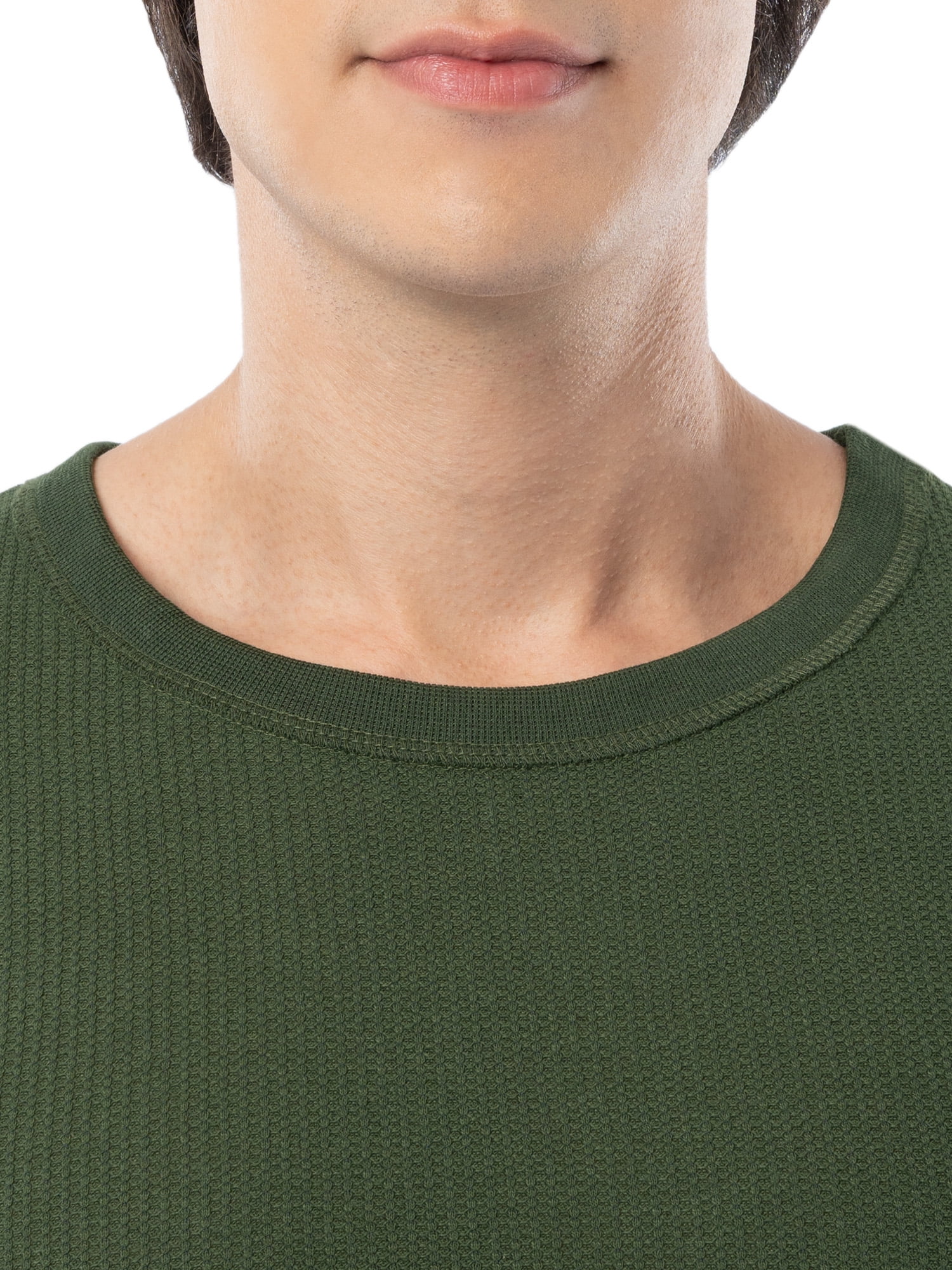 Fruit of the Loom Men's Thermal Waffle Crew Top, Sizes S-5XL