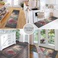 thumbnail image 6 of Yayeee Runner Rug for Bedroom 2'x6' Machine Washable Hallway Non Slip Mat, Psychedelic Forest, 6 of 8