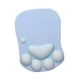 thumbnail image 3 of Accesorios de almohadilla de ratón de gatito Kitten Wear Ratio de retroceso resistente a la alfombra ergonómica de ratón con soporte de muñeca para Azul claro, 3 of 8