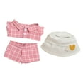 thumbnail image 2 of Conjunto de Ropa para Muñecos de Peluche CUTICAT Traje a Cuadros Rosa, 2 of 5