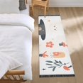 thumbnail image 3 of Yayeee Runner Rug for Bedroom 2'x6' Machine Washable Hallway Non Slip Mat, White Halloween Ghosts, 3 of 8