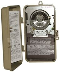 Indoor Outdoor Timer Switch 24 Hour Single Pole by Tork