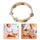 thumbnail image 4 of Percussion Instrument Wooden Metal Children Tambourine for Playing, 4 of 6