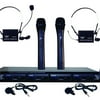 4-Microphone VHF Wireless Microphone System