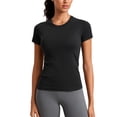 thumbnail image 1 of Remera CRZ YOGA Sin Costuras Manga Corta Negra Talle XS, 1 of 8