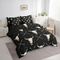thumbnail image 3 of Castle Fairy Western Bull Skull Bedding Comforter Set 7 Pieces for Teens Adults,Bohemian Boho Full Bedding Set Lightweight,Exotic Style Fitted Sheet Flat Sheet,Luxury Bedroom Decor,Reversible, 3 of 8