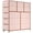 Pink, variant on Black 12 Drawer Dresser for Bedroom, Fabric Dressers & Chests of Drawers with Side Pockets, Chest of Drawers for Closet, Living Room, Closet, Hallway