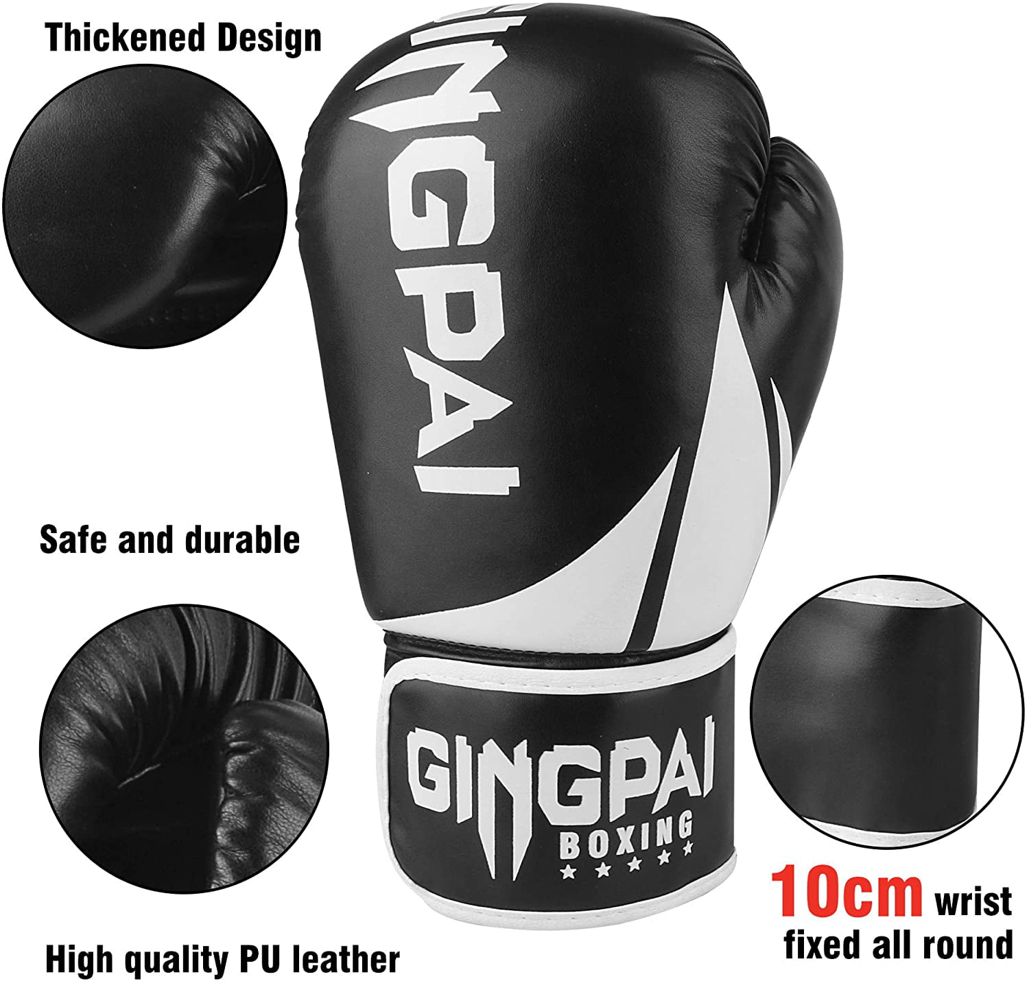 VELO Boxing Gloves Fight Punch Bag Muay thai MMA Training Kickboxing Sparring 