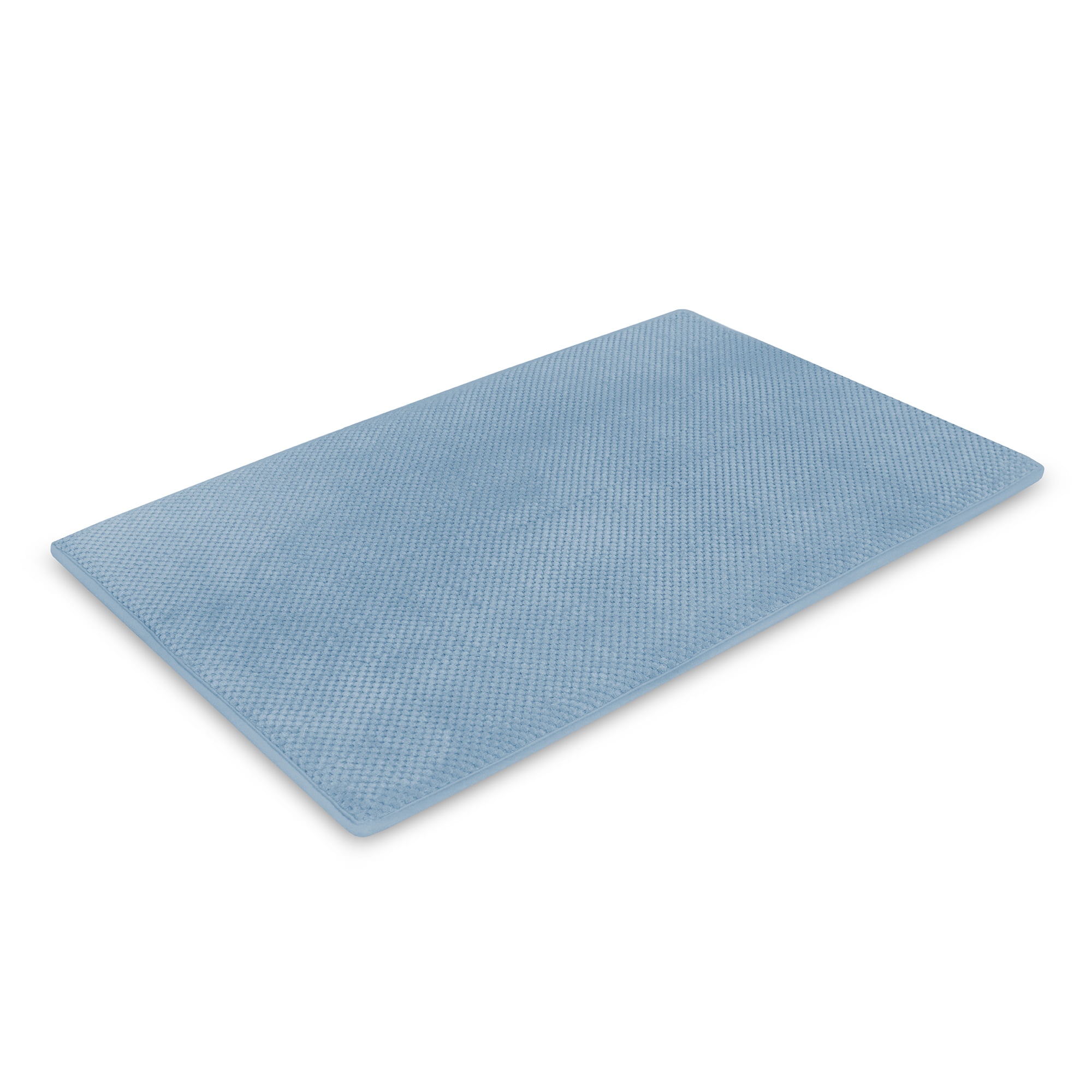 BioPEDIC 20" x 32" Memory Foam Bath Mat True Blue