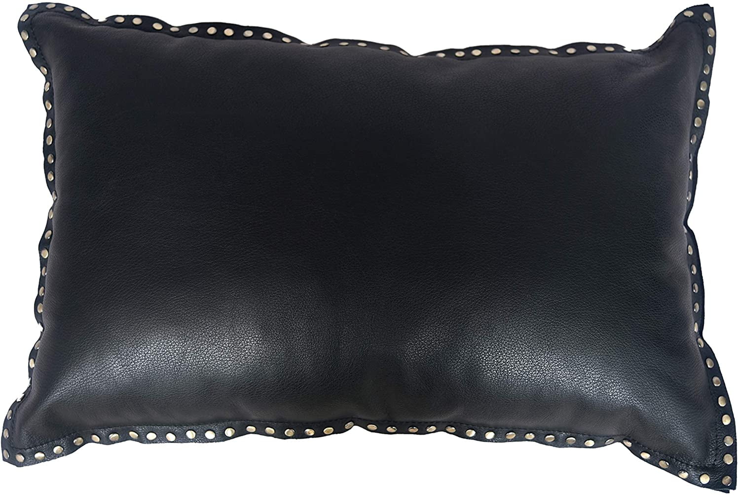 HiEnd Accents Eurosoft Leather Pillow - Thumbnail 2