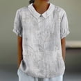 thumbnail image 2 of Trendy Summer Tops For Women 2026 Womens 3/4 Sleeve Tops Casual Fall Womens Blouses Dressy Christmas Graphic T Shirts For Women 2026 Trendy, 2 of 5