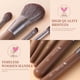 thumbnail image 5 of Juego de brochas de maquillaje DuCare Professional, 22 piezas, con bolsa sintética, 5 of 9