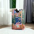 thumbnail image 6 of Yayeee Freestanding Laundry Hamper with Handle Collapsible Large Storage Basket for Clothes, Green Window, 6 of 7