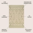 thumbnail image 4 of JONATHAN Y SANTA MONICA 8 x 10 Area Rug, Boho Moroccan - Beige/Green, SMB123A-8, 4 of 10